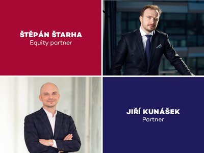 Kancelária HAVEL & PARTNERS v novom roku tradične interne povyšuje - spoločníkom sa stáva Štěpán Štarha, partnerom Jiří Kunášek a celkom sa kariérne posúva 9 právnikov a právničiek