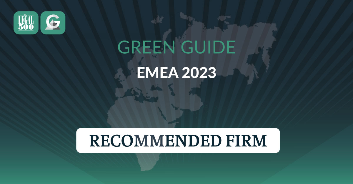 Emea green guide recommended firm 2023