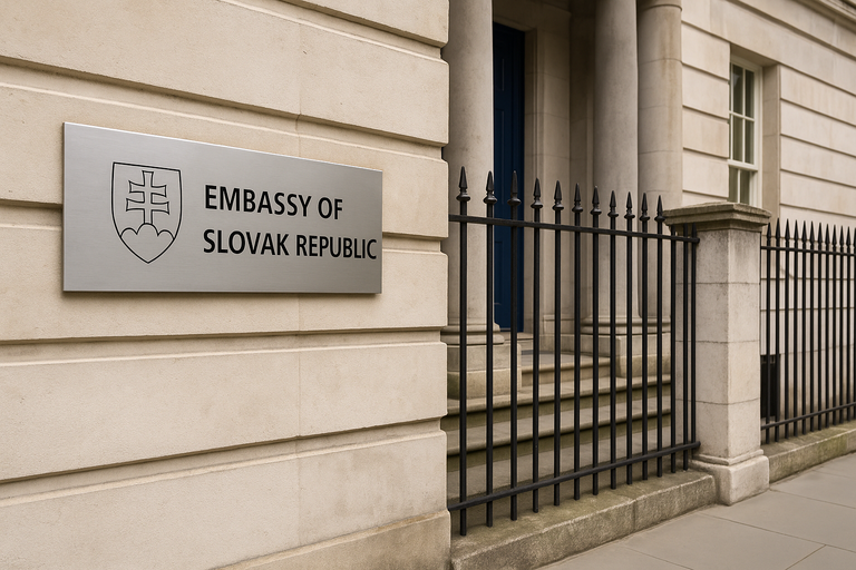 Slovenská ambasáda v deň